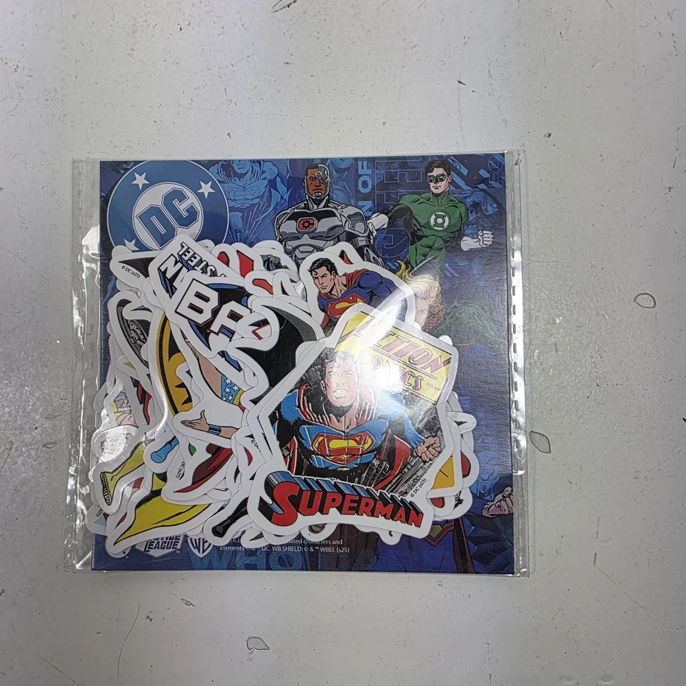 DC Comics Superman & Superhero Sticker Pack - Multicolor